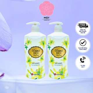  Combo 2 chai Sữa Tắm Double Rich Hương Hoa Lily 800gx2 