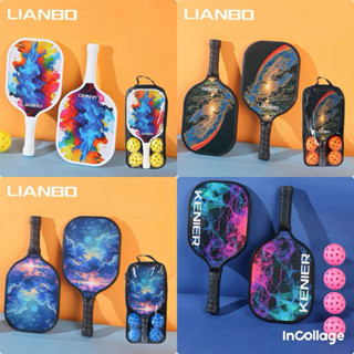 Bộ vợt pickleball bộ 2 vợt kèm túi và 4 bóng cao cấp cho nam nữ chính hàng cao cấp