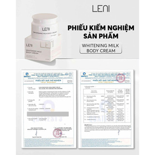 (KEM LENI CHÍNH HÃNG)(TẶNG KÈM 1 Ủ trắng ) COMBO 2 KEM BODY VÁNG SỮA LENI dưỡng trắng da body