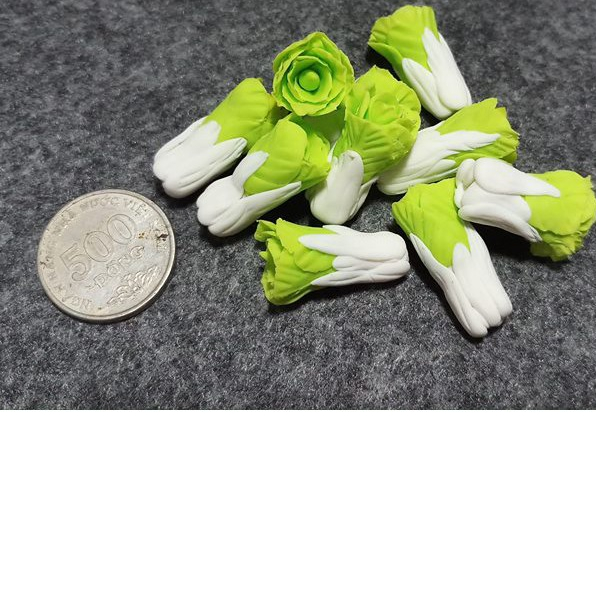 Mô hình bó cải tý hon trang trí nhà búp bê, roombox