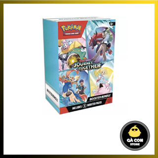  Hộp 6 gói thẻ bài Pokemon TCG Journey Together seal Booster Bundle tiếng Anh 