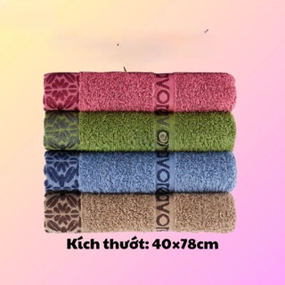 Khăn Mặt  cotton KT  40×80cm Cotton 100%