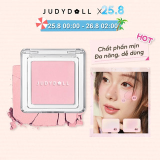  Phấn Má Hồng JUDYDOLL Pretty Blush Powder Đơn Sắc Tông Nude Tự Nhiên 2g 