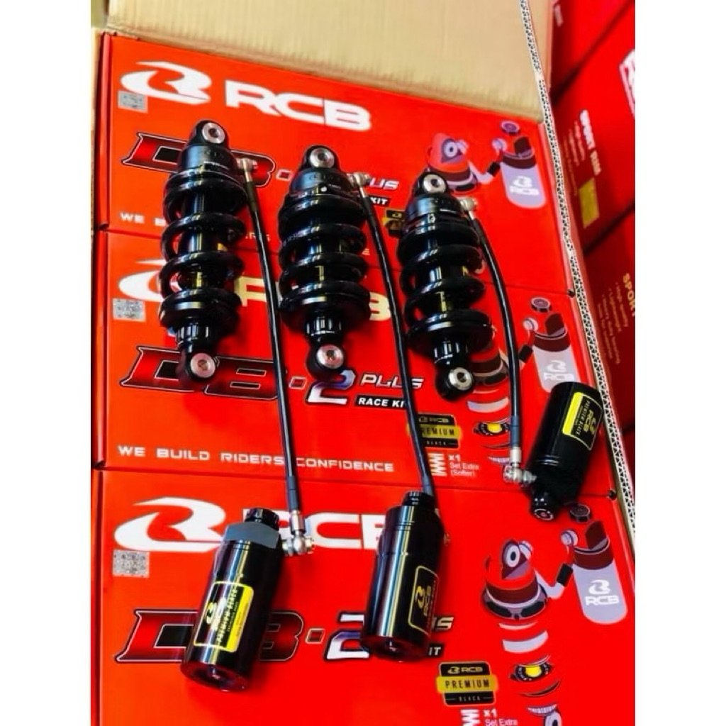 Phuộc RCB DB2 Line Đen TY Vàng cho winner/sonic/ex150/155..