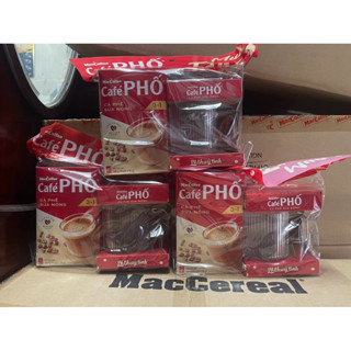  Combo 3 bộ Cà Phê Phố Nóng Tặng 3 Ly Thuỷ Tinh 