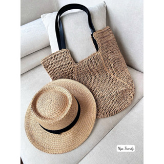 Túi cói, mũ vành cói các mã mới. Chất cói đẹp, có 2màu, hàng quảng châu