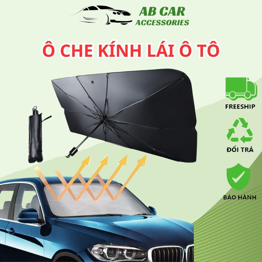 Ô Che Nắng Kính Lái Ô Tô Phủ Bạc Cao Cấp