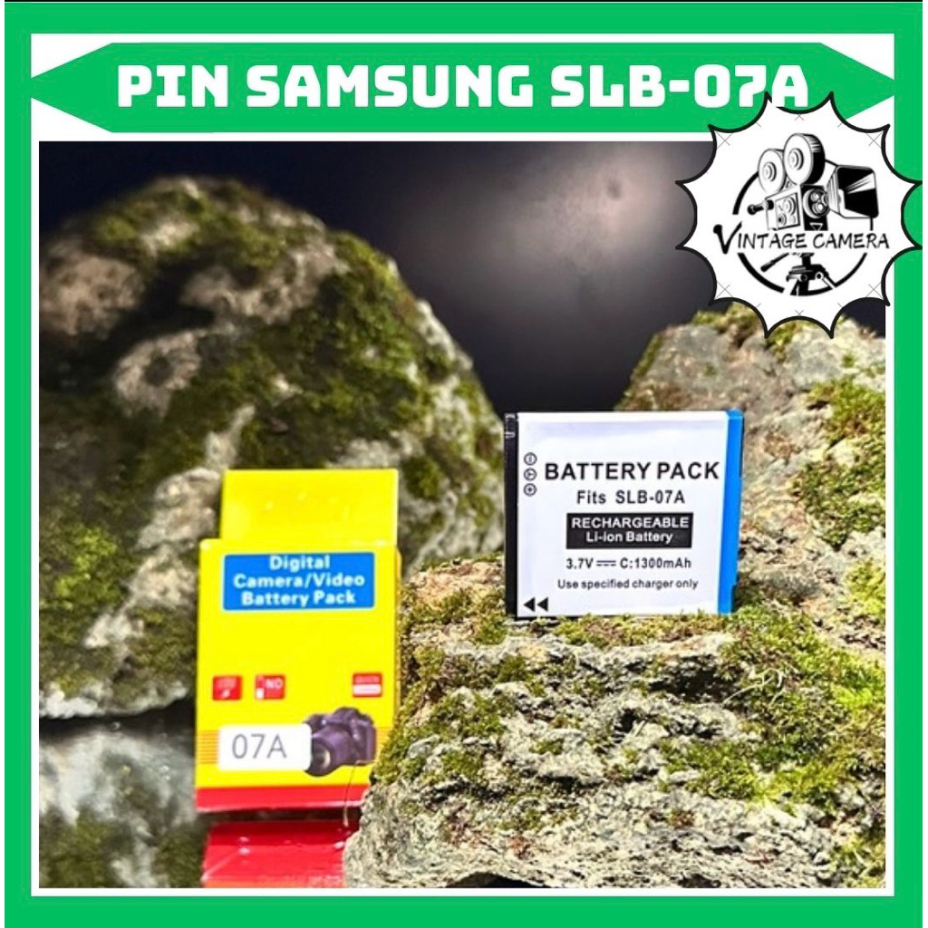 Pin Samsung SLB-07A(pin thay thế dung lượng cao)dùng cho  TL100, TL105, TL210, TL220, TL225.