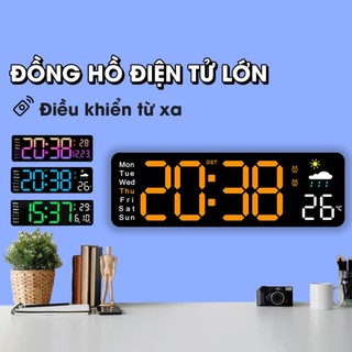  Đồng Hồ Điện Tử Micofi Đồng Hồ Để Bàn Treo Tường Treo Phòng Khách Decor Led Đếm Ngược Có Đèn Hẹn Giờ Số Điện Tử Đa Năng 