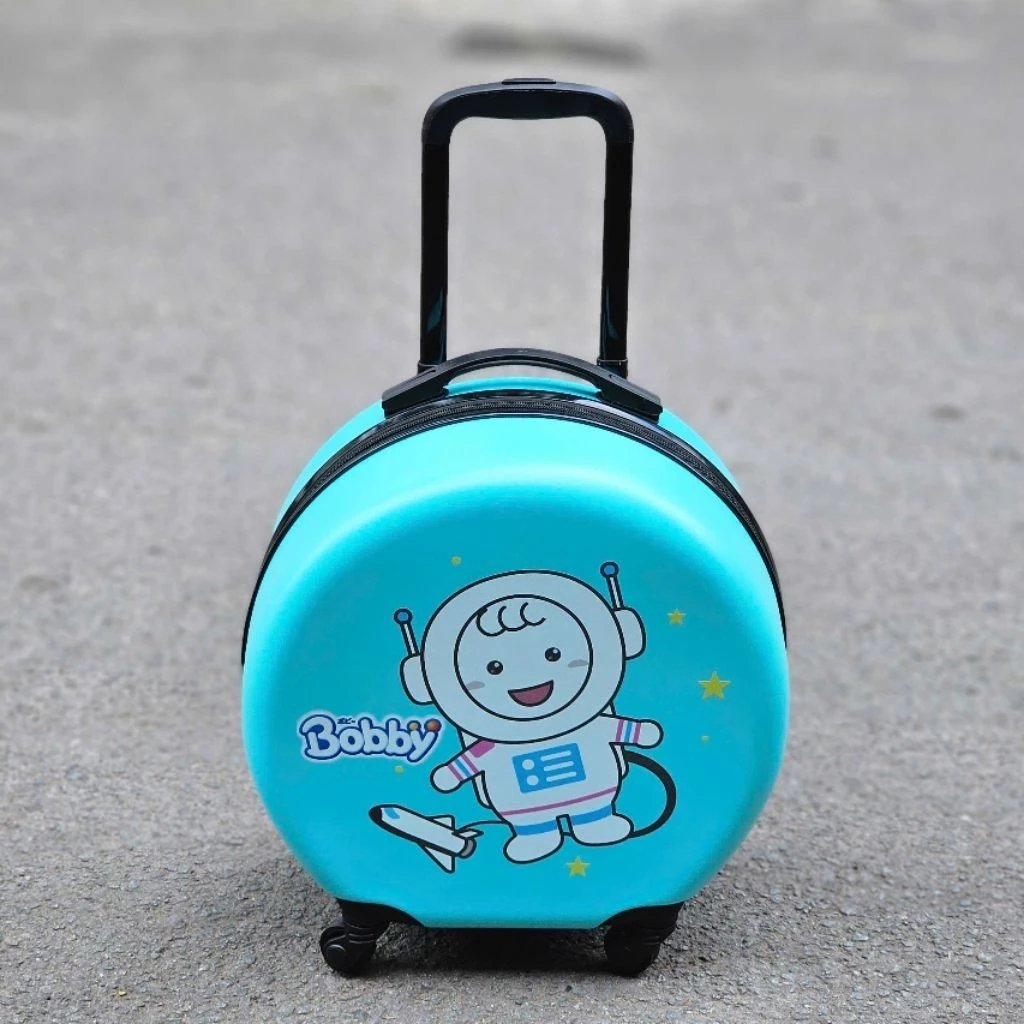 [BOBBY] Unicharm Vali kéo nhựa ABS hình tròn Bobby 35 x 23 x 42  kéo du lịch cho bé