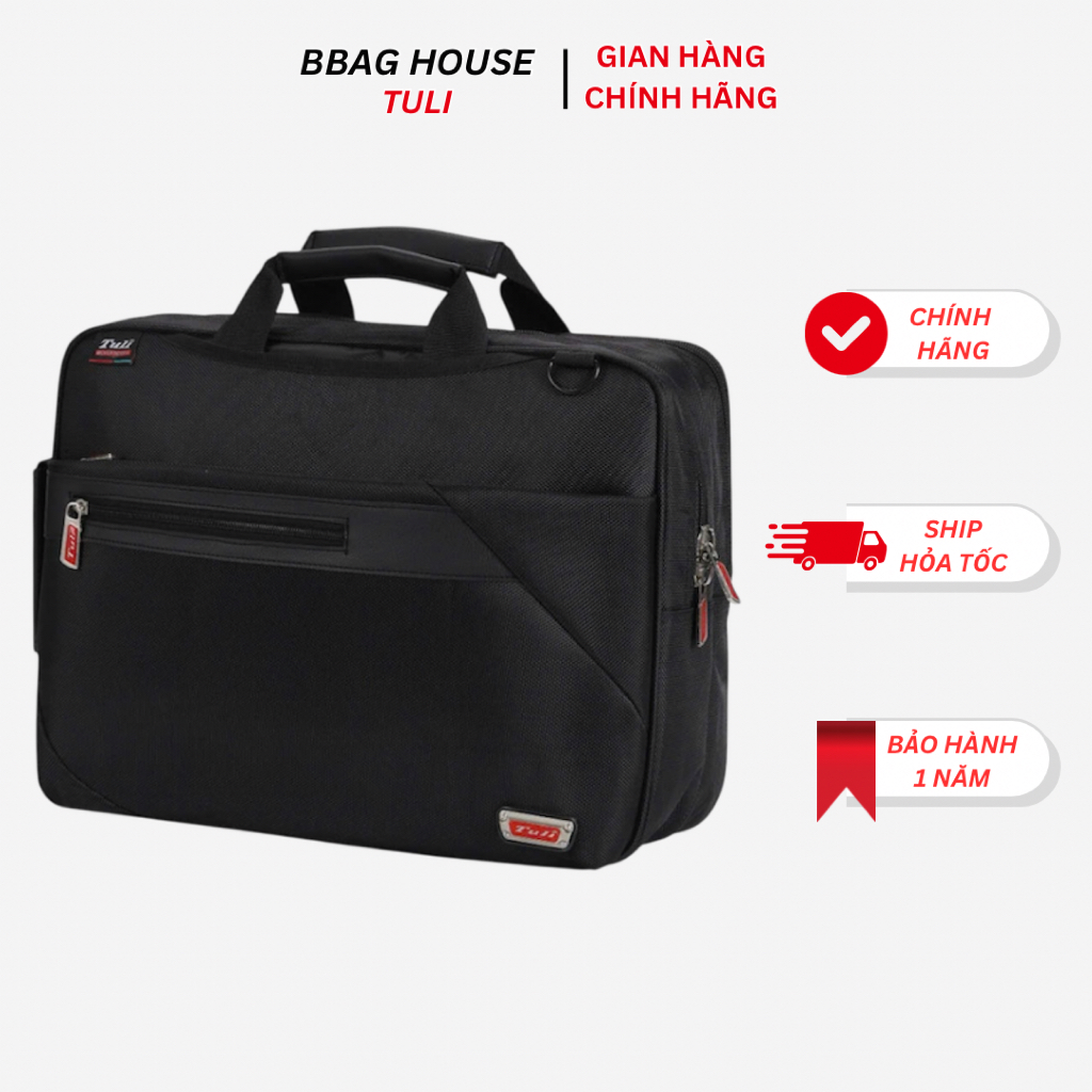 Cặp đi học cấp 2 và cấp 3, cặp học sinh, cặp đen hiệu Tuli ĐN118