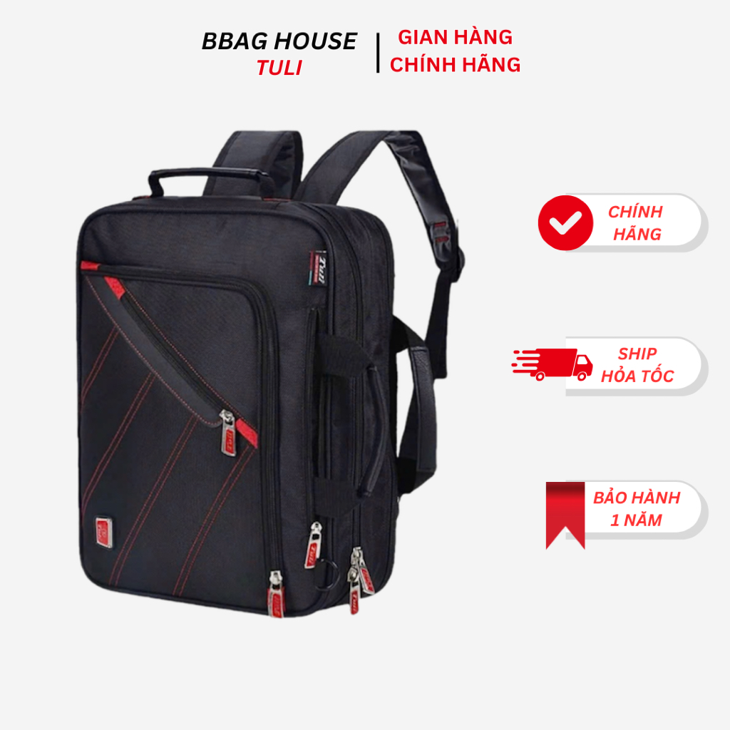 Cặp đen, cặp đi học cấp 2 và cấp 3 hiệu Tuli ĐN104