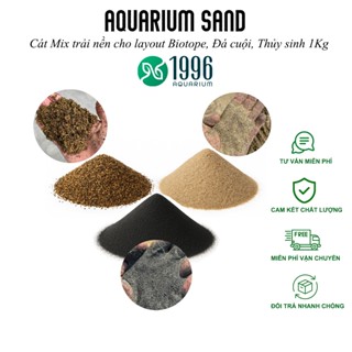  Cát Biotope đặc biệt trải nền cho bể thủy sinh đá cuội biotope black water thủy sinh  Túi 1Kg  