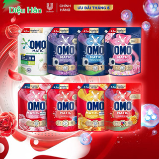 Nước giặt OMO Maitc cửa trên/cửa trước Túi Lớn 4.1Kg Comfort tinh dầu thơm/Bền màu/Ngăn mùi ẩm mốc ...