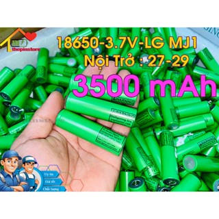  PIN 18650 LG MJ1 DUNG LƯỢNG 3500 MAH THÁO KHỐI CHƯA QUA SẠC XẢ NHƯ MỚI NỘI TRỞ 27-29 