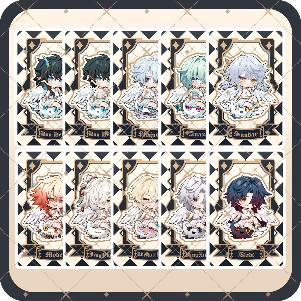 (Hàng artist VN AENA) ANGEL Card Standee Honkai Star Rail Phainon Mydei Anaxa DanHeng Blade JingYuan