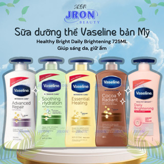 [Bản Mỹ] Sữa Dưỡng Thể Trắng Da Vaseline Healthy White UV Lightening Body Lotion 725ML Giữ Ẩm Cho Da - Jron Beauty