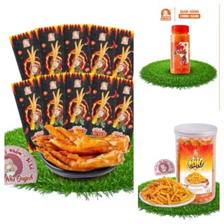 (TẶNG HỦ BIM BIM NGẪU NHIÊN+ SỐT BÀ TUYẾT) COMBO 10 GÓI CHÂN GÀ CÓ XƯƠNG BÀ TUYẾT SIÊU NGON