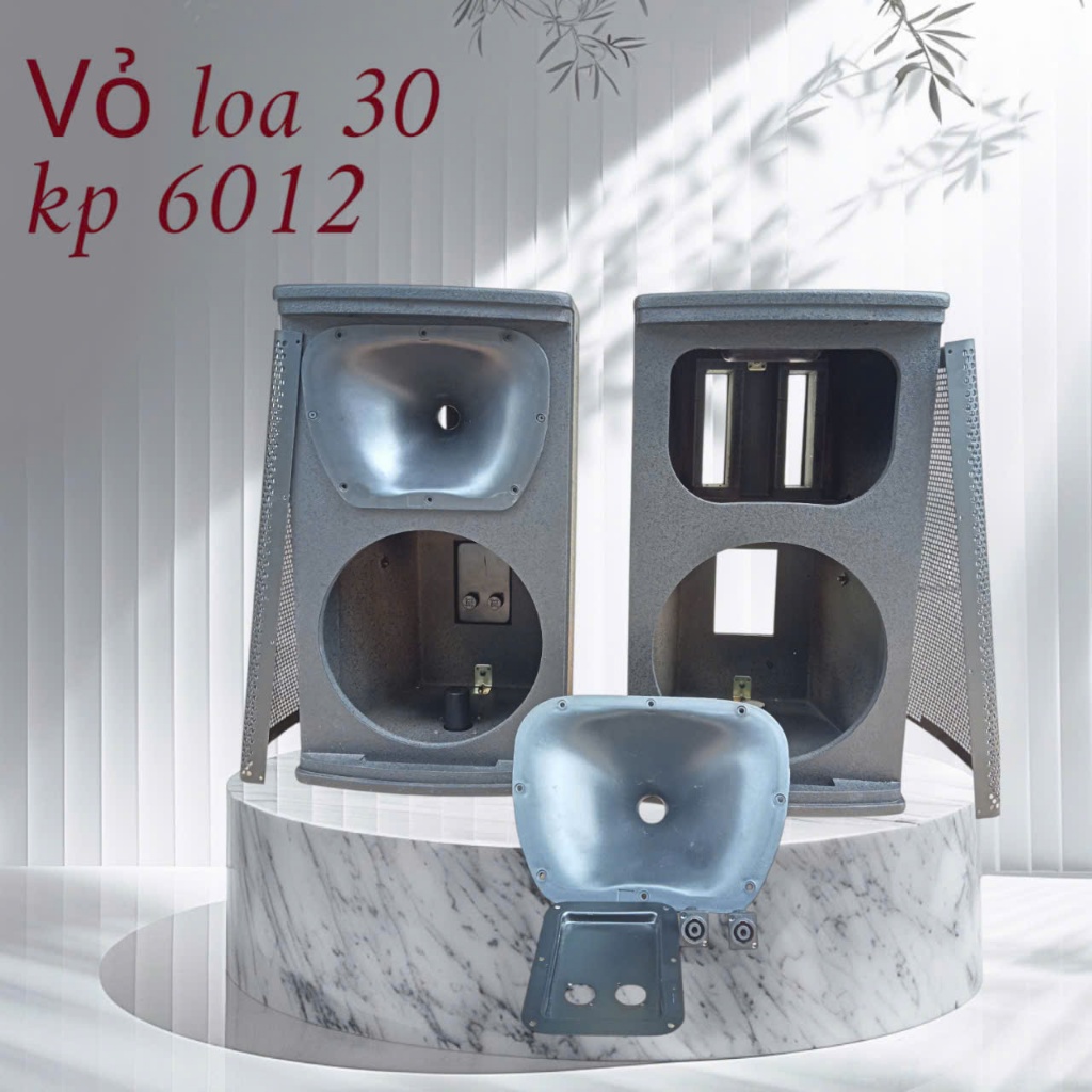 Vỏ Thùng Loa Full 30 KP6012 Gỗ MDF Cao Cấp – Hàng Mới, Chuẩn Bass 30, Sơn Cát Chống Trầy