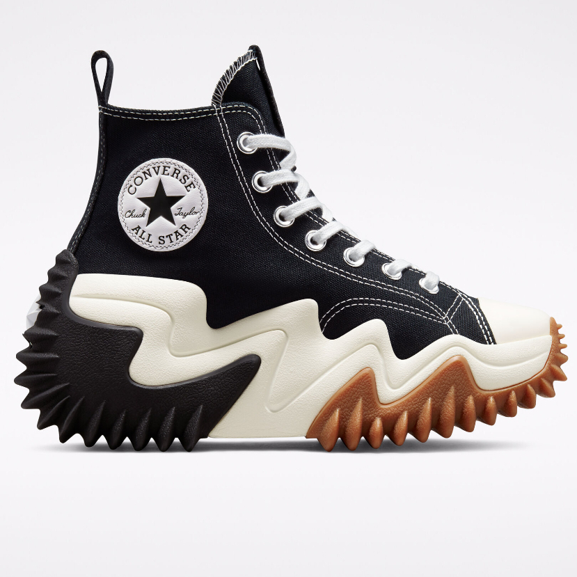 Giày Sneaker Converse run motion high black ( Full box)