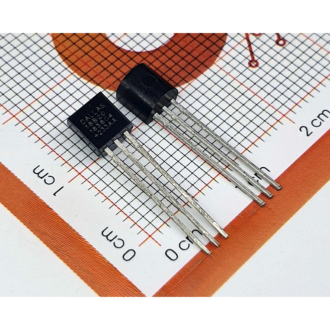 DS18B20 Cảm Biến Nhiệt Độ  TO-92-3