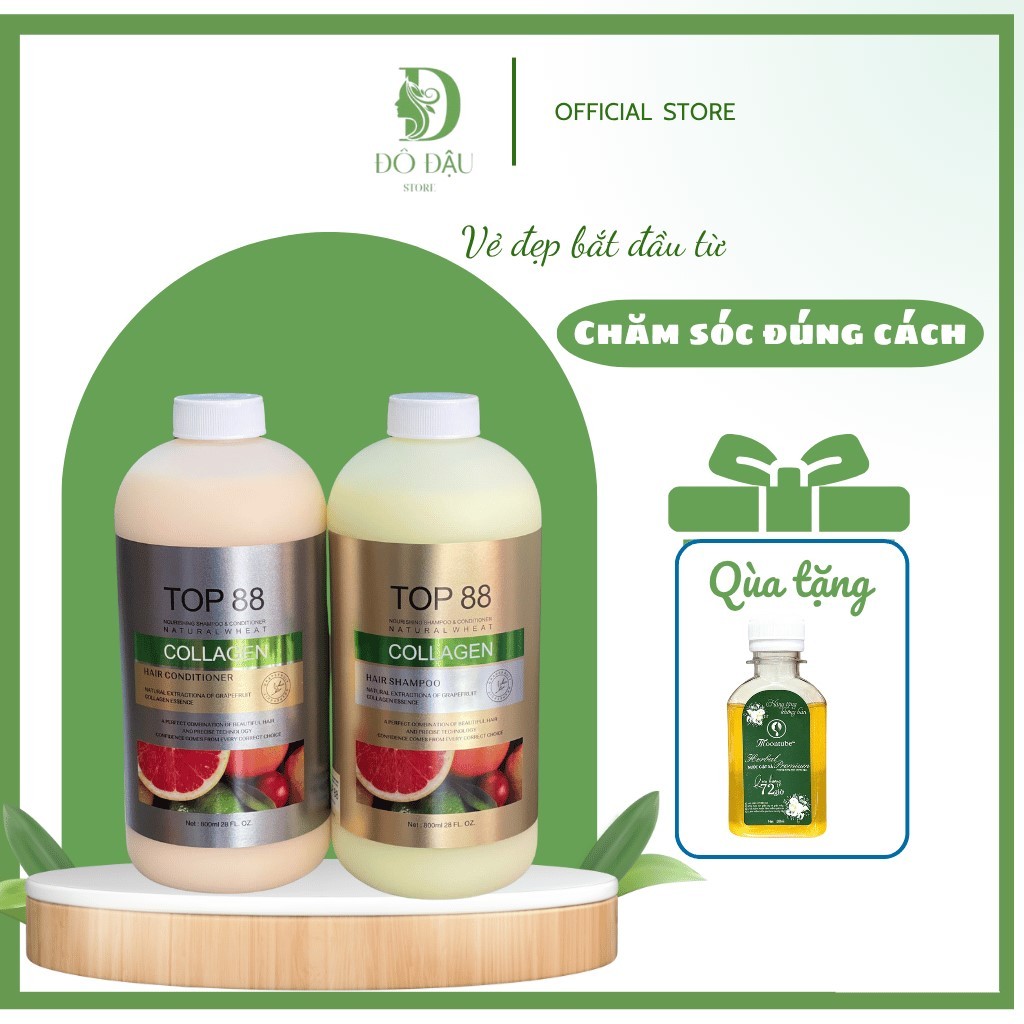 GỘI XẢ BƯỞI TOP88 800ml - GIẢM RỤNG , KÍCH THÍCH MỌC TÓC