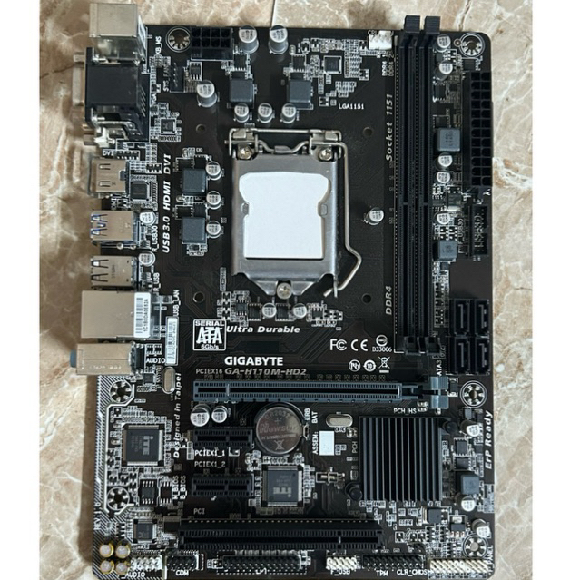 Main H110M Gigabyte Socket 1151 hô trợ cpu đầu 7 trở xuống like new