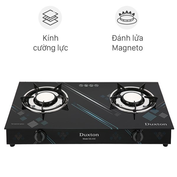 Bếp ga đôi Duxton DG-430 trưng bày mới 98-99 Bảo hành 12 tháng chính hãng