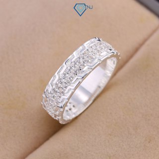  Nhẫn bạc thật nam đính đá bản vừa chất cá tính NNA0216 Trang Sức TNJ 