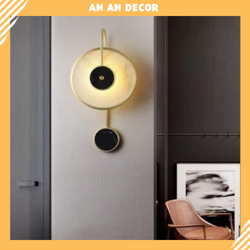 Đèn gắn tường hiện đại kết hợp chao đá VK.98