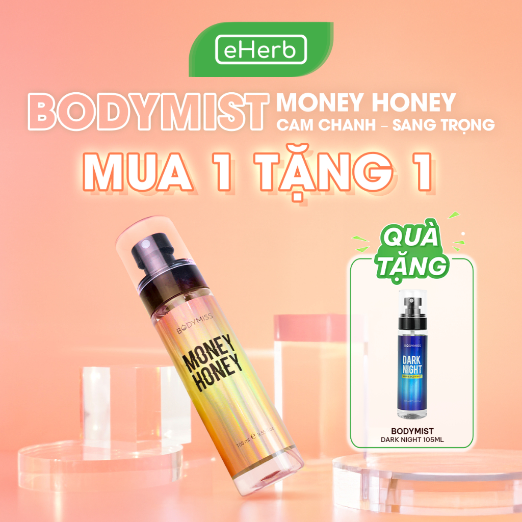 Nước Hoa Xịt Thơm Toàn Thân Money Honey Lưu Hương Lâu Đến 6H BODYMISS 105ml (Chai)