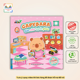Sách - Sticker CAPYBARA góc nhỏ hạnh phúc (100+ sticker)