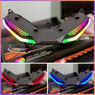 ĐÈN DEMI LED RGB - Gắn Cho Yamaha R3 Y15ZR Exciter 150 MX King 150 Sniper 150 - Chỉnh Nút 