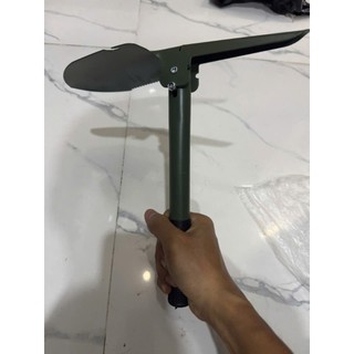 xẻng đào xúc cát đất đi biển, Xẻng mini cắm trại phượt , tự vệ 41cm gấp gọn bỏ túi