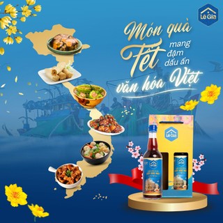 Thùng 6 chai Nước mắm cốt đặc biệt Lê Gia độ đạm 40 - chai thủy tinh 525ml