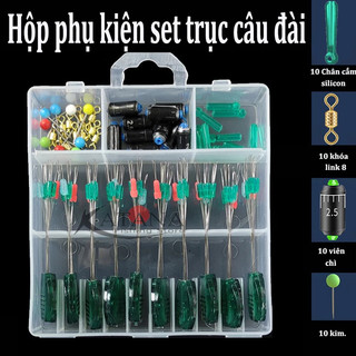  Hộp Phụ Kiện Câu Đài Silicon Phụ Kiện Làm Trục Thẻo Câu Đài 