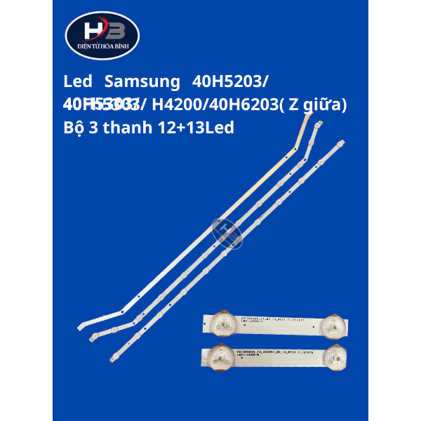 Bộ led tivi Samsung 40H5203/ 40H5303/ 40Fh5303/ 40H4200/ 40H6203/ 40H5003/ 40EH5000( Z giữa) – bộ 3 