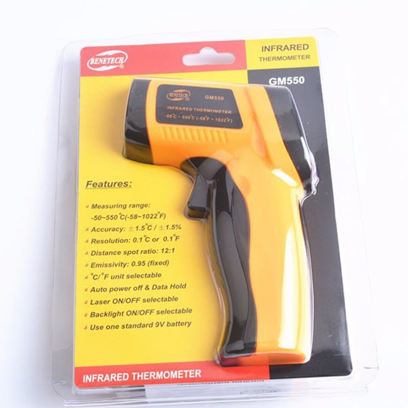 Máy đo nhiệt độ hồng ngoại Benetech GM550 chất lượng cao