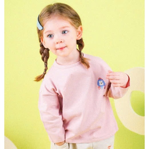 Áo thun dài tay lưng in Gorila jump bé trai bé gái Moli. HA2430