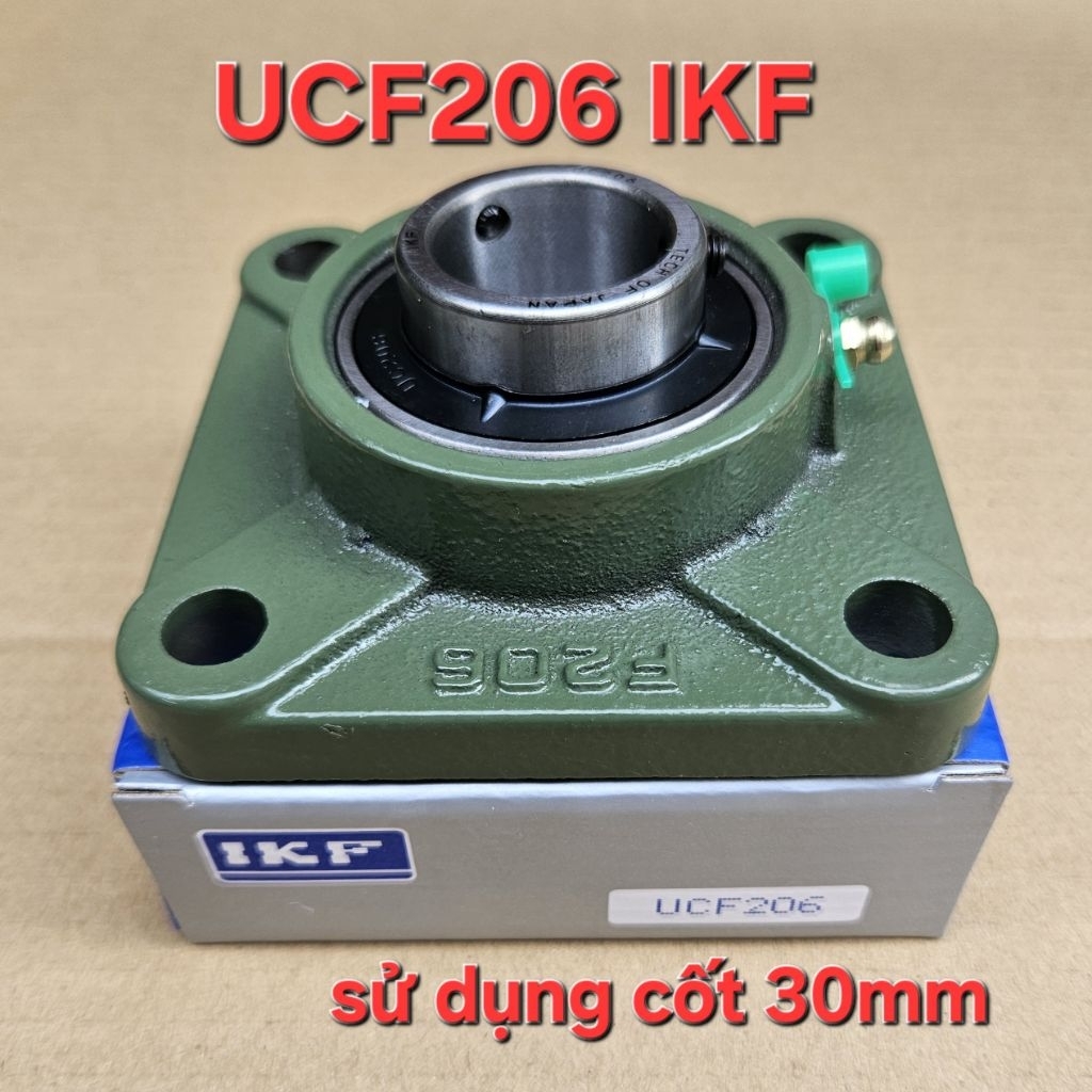 Gối đỡ vòng bi UCF206 IKF ( dùng trục quay 30mm)