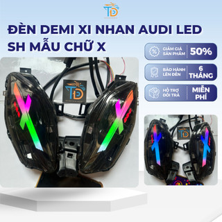  Đèn Demi xi nhan Audi led SH mẫu chữ X gắn đời 2020-2025 chỉnh màu qua app điện thoại bảo hành 6 tháng 