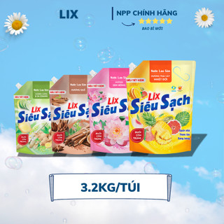 Túi Nước Lau Sàn Lix Siêu Sạch Đuổi Côn Trùng (Mới) Hương Gừng Sả Chanh/Quế/Sen Hồng/Trái Cây Nhiệt Đới