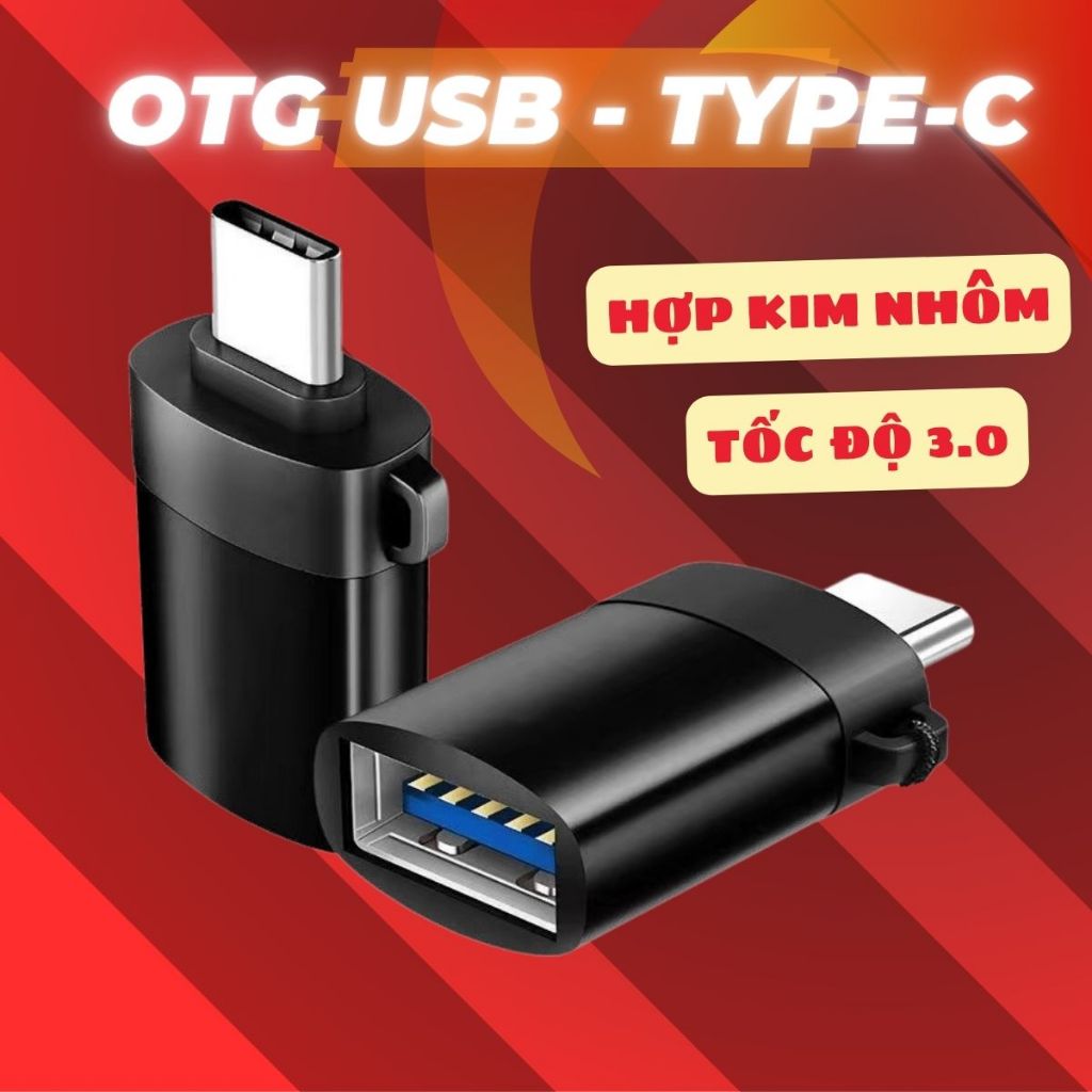 USB sang cổng Type-C OTG Type-c to USB tốc độ cao đầu chuyển typec sang usb
