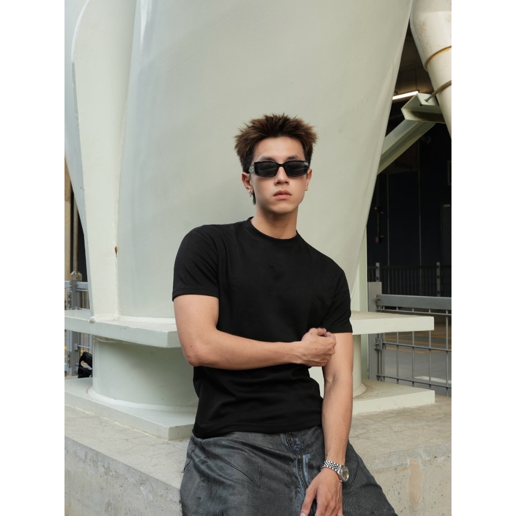 Áo Thun Trơn Clean Fit GODMOTHER Áo Thun Unisex Co Giãn 4 Chiều Cổ Tròn Form Fit Ôm Body Tôn Dáng | BigBuy360 - bigbuy360.vn