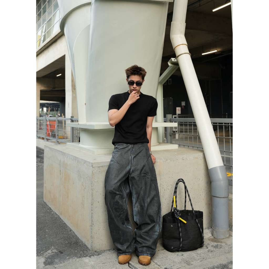 Áo Thun Trơn Clean Fit GODMOTHER Áo Thun Unisex Co Giãn 4 Chiều Cổ Tròn Form Fit Ôm Body Tôn Dáng | BigBuy360 - bigbuy360.vn