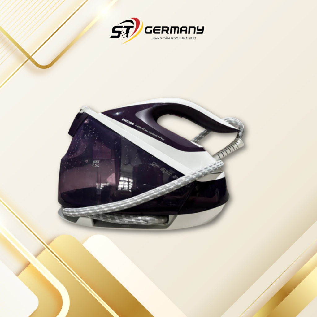 HCM Bàn là hơi nước Philips GC7933/30 PerfectCare Compact Plus,Bàn ủi hơi nước hàng nhập khẩu German