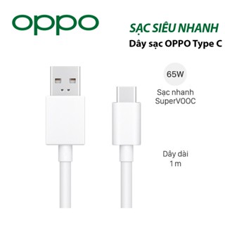 Dây sạc nhanh Oppo VOOC 6.5A 8A chính hãng chân cắm USB Type C sạc nhanh 20w 30w 33w 67w THE RED PHONE