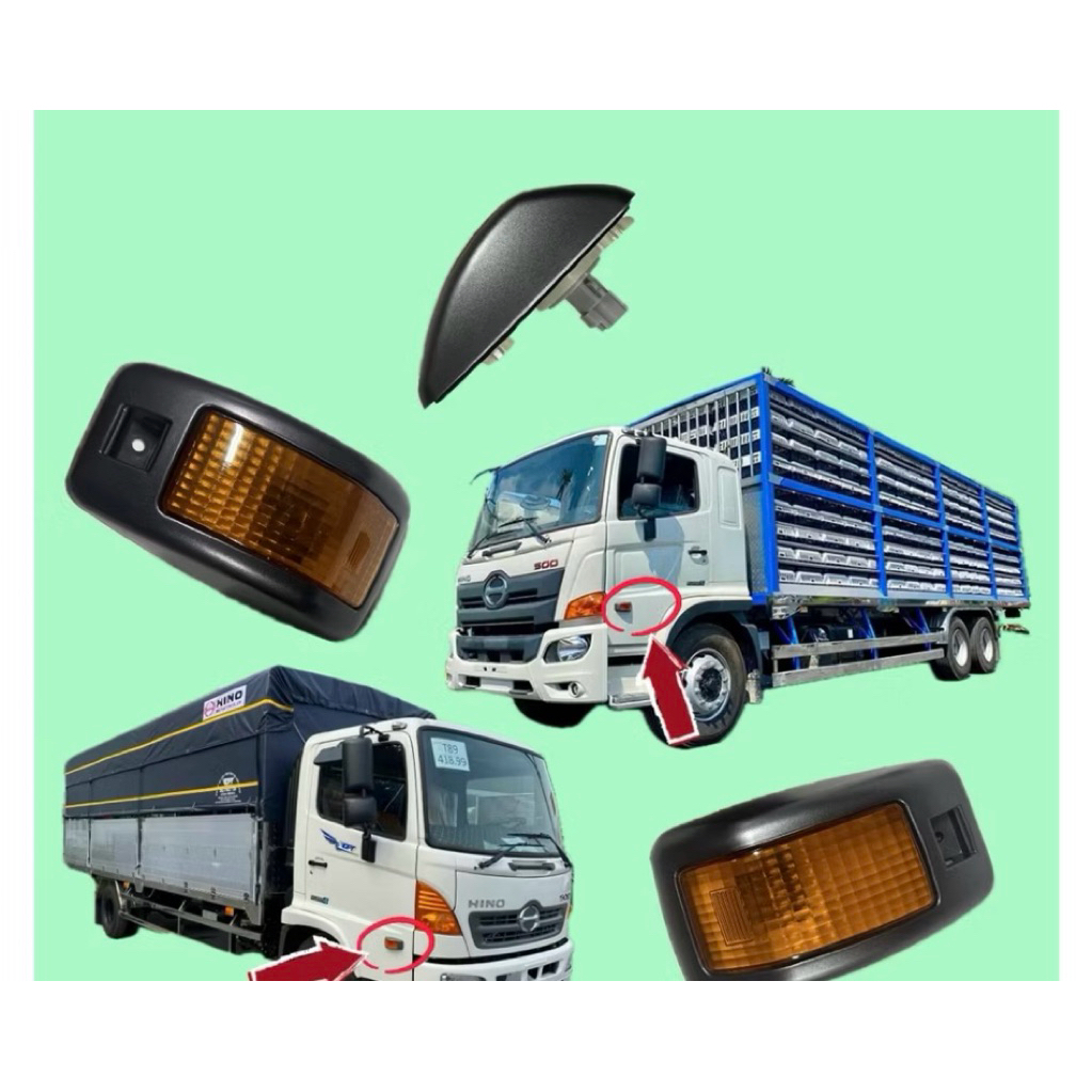 đèn xi nhan bắt cửa xe hino FG FL FC hino 500 hino 700