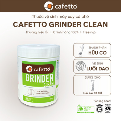 Viên Vệ Sinh Máy Xay Cà Phê Cafetto Grinder Clean 450g – Làm Sạch Dầu Cà Phê