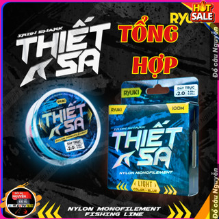  Dây cước trục thẻo câu cá Thiết Sa Ryuki bản tổng hợp 100m 